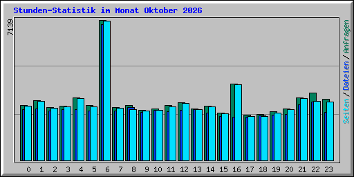 Stunden-Statistik im Monat Oktober 2026